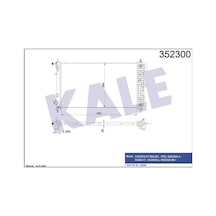 KALE OTO Radyatör 352300 Su Radyatörü Insignia 08- 2.0 16V At / Malıbu 12- 2.4I 680X398X26