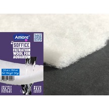 Akvaryum 90gr Silikonsuz Filtre Elyafı 34cm X 180cm Soffice