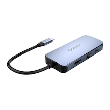 Orico Type-C to 3*USB 3.0 4K HDMI Gigabit Ethernet PD Çoklayıcı Dönüştürücü Hub