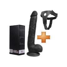 Hızlı Express Optimus Zenci Realistik Strapon Protez Dildo Penis 28 Cm
