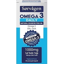 Sorvagen Omega 3 Daily Saf Balık Yağı 50   Kapsül