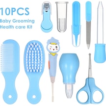 Xindoker "10 Parçalı Bebek Bakım Seti - Aydınlatmalı Kulak Temizleyici, Tırnak Makası, Burun Aspiratörü İle Pratik"