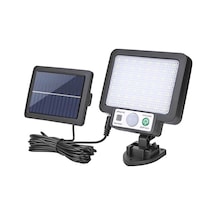 Jx-f56 Hareket Sensörlü Solar Duvar Lambası Çok Renkli