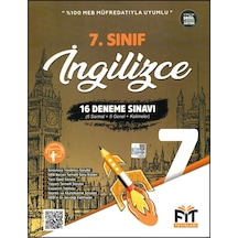 Fit 7 Sınıf İngilizce Denemeleri 16 Deneme