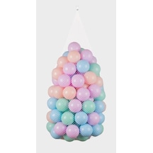 Atlas Baby&chıld Bubble 50'li 6 Cm Top Seti, Çocuklar İçin Güvenli Ve Eğlenceli Oyun Malzemesi