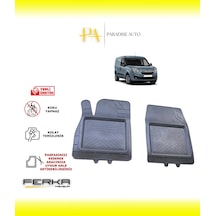 Opel Combo D Ön 2 Parça 2010-2019 Uyarlanabilir Universal Havuzlu Paspas