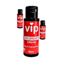 Vip Kadın Breastenlargement Cream 3 Adet Göğüsbüyütücü 60 Ml