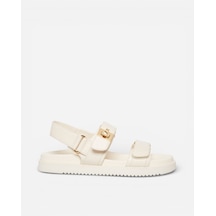 Steve Madden Mona Bone Kadın Bone Leath Sandalet Mona Bone Krem