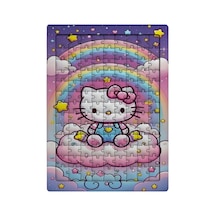 Ghostbastır Design Hello Kitty 99 Parça Ayaklı Puzzle Dekoratif Çocuk Yapbozu 061