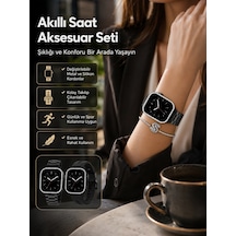 Günlük Kullanıma Uygun Akıllı Saat Aksesuar Paketi Yeni Nesil - Lisinya