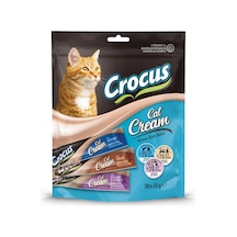 Crocus Çoklu Somon Karides & Karides & Yengeç Kedi Ödülü 30x15gr