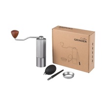 Honeybeeshop 4 Adet Manuel Kahve Cekirdegi Ogutucu Seti Simli Paslanmaz Celik Ogutucu Temizleme Fircasi Hediye Kutusu Ev Ofis Icin Ideal Hediye