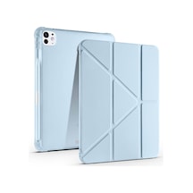 Apple Uyumlu iPad Pro 11 2024 Kılıf Tri Folding Kalem Bölmeli Standlı Kılıf