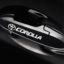 Toyota Corolla Kapı Kolu 6 Adet Sticker
