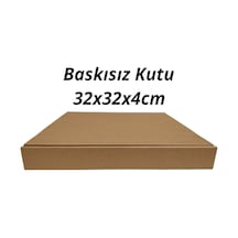 Baskısız 32x32x4 Cm 10'lu Pizza Ve Pide Kutu Seti, Renkli Ve Kullanışlı Kutu Rengi 32 X 32 X 4