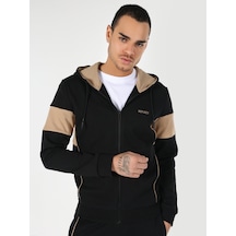 Colin's Colins Slim Fit Kapüşonlu Siyah Erkek Ceket 001