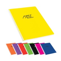 Keskin Color Spiralli Defter Free Office Plastik Kapak Çizgili 10