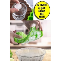 Pratik Petek Şeklinde Altıgen Silikon Buz Kalıbı Silikon Yapışmaz Buzluk Petek Buz Küpü Silikon Diğer