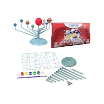 Dünya Magnet Gezegen Sistemi, Gezegen Alemi Modeli, Boya, Fırça, Eğitici Maket, Deney Seti, Plastik