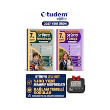 Tudem 7.sınıf 2027 Stüdyo Fen-türkçe Bağlam Temelli Maarif Müfredat Soru Bankası