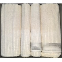 Modern Ikat Bej-bej Best Set Hamam Takımı