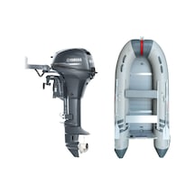 Marinport 4.00 Alüminyum Taban Şişme Bot + Yamaha 9.9 Hp Deniz Motoru
