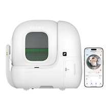 Petkit Purobot Max Pro Akıllı Kedi Tuvaleti Beyaz Resmi Distribütör