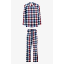 Penti Ekose Erkek Gömlek Pijama Takımı Çok Renkli