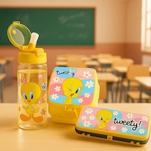 Efe Mark Tweety Lisanslı Okul Seti 500 Ml Matara, Çok Renkli