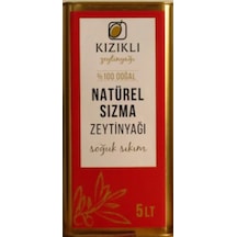 Kızıklı Soğuk Sıkım Naturel Sızma Zeytinyağı Teneke 5 L