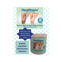 Healthsev Onarıcı Ayak Bakım ve Topuk Çatlak Kremi 200 ML