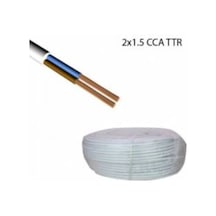 (100 Metre) 2X1,5 Ttr Cca Elektrik Kablosu Tam Kesit Üründür