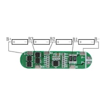 Hobimekatronik 4S 12A Bms 14.8V-16.8V 18650 Lityum Lipo Pil Şarj Koruma Modülü