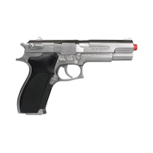 Gonher 8'li Gümüş Metal Polis Koleksiyon Tabancası