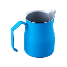 Suntek Espresso Süt Köpürtme Sürahisi Paslanmaz Latte Art 750ml-mavi