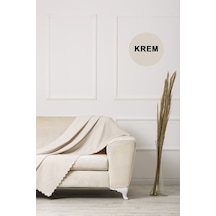 Velerde Home Şönil Çift Taraflı Çekyat Koltuk Örtüsü Şalı