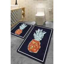 Chilai Home Pinya 2'li Set Banyo Halısı Djt Renkli