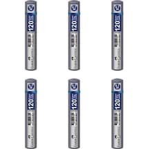 Faber-castell Grip Min 0.7 Mm 120'li Tüp Gri - 6 Adet