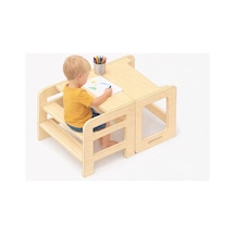 Doğal Montessori Su Kontrası Eğitici Aktivite Yürüteci Geçmeli Sistem & Kolay Kurulum