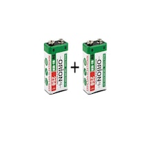 Orion 250 Mah 9v Ni-mh Şarj Edilebilir Dökme Pil 2 Adet