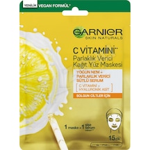 3 Adet Garnıer Maske Yüz Parlaklık Verici C Vitamini