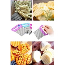Qniay Cips Patates Doğrayıcı Chips Chopper Şekilli Sebze Ve Meyve Dilimleyici Diğer