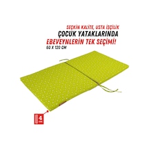 Katlanır Sünger Yatak,çocuk Yer Minderi, 60x120 Yeşil