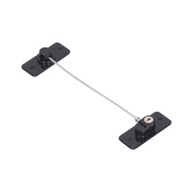 Jeemson Çocuk Güven Kilitleri 360 Derece Döner Tasarım - Pano, Buzdolabı, Çekmece Uyumlu - İz Olmayan Yapıştırıcı İle Kolay Kurulum Siyah Siyah