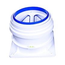 Suntek Davlumbaz Için Backdraft Damper, Kanal Taslak Engelleyici Beyaz