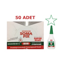 50 Ad 20Gr Somafıx Süper Japon Hızlı Yapıştırıcı Ahşap Cam Metal