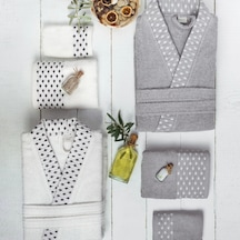 Schafer Home Veluro Banyo Seti 6 Parça-gri Gri