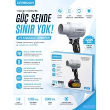 Carboon Ay08 32.000rpm Ahv-18 Hava Üfleyici Turbo Fan Hava Üfleme Makinası
