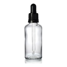 Güvenç Ambalaj Şeffaf Damlalıklı Cam Şişe 30 ML