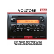 Fiat Albea Teyp Tuş Takımı Pianoblack Parlak Siyah 2006 Sonra